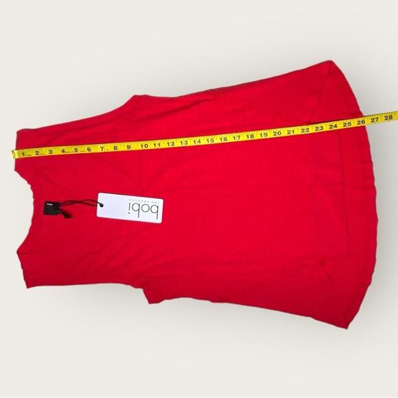 NWT | Bobi Los Angeles | Inset V-Neck Tank | Chili | Medium - Picture 13 of 14